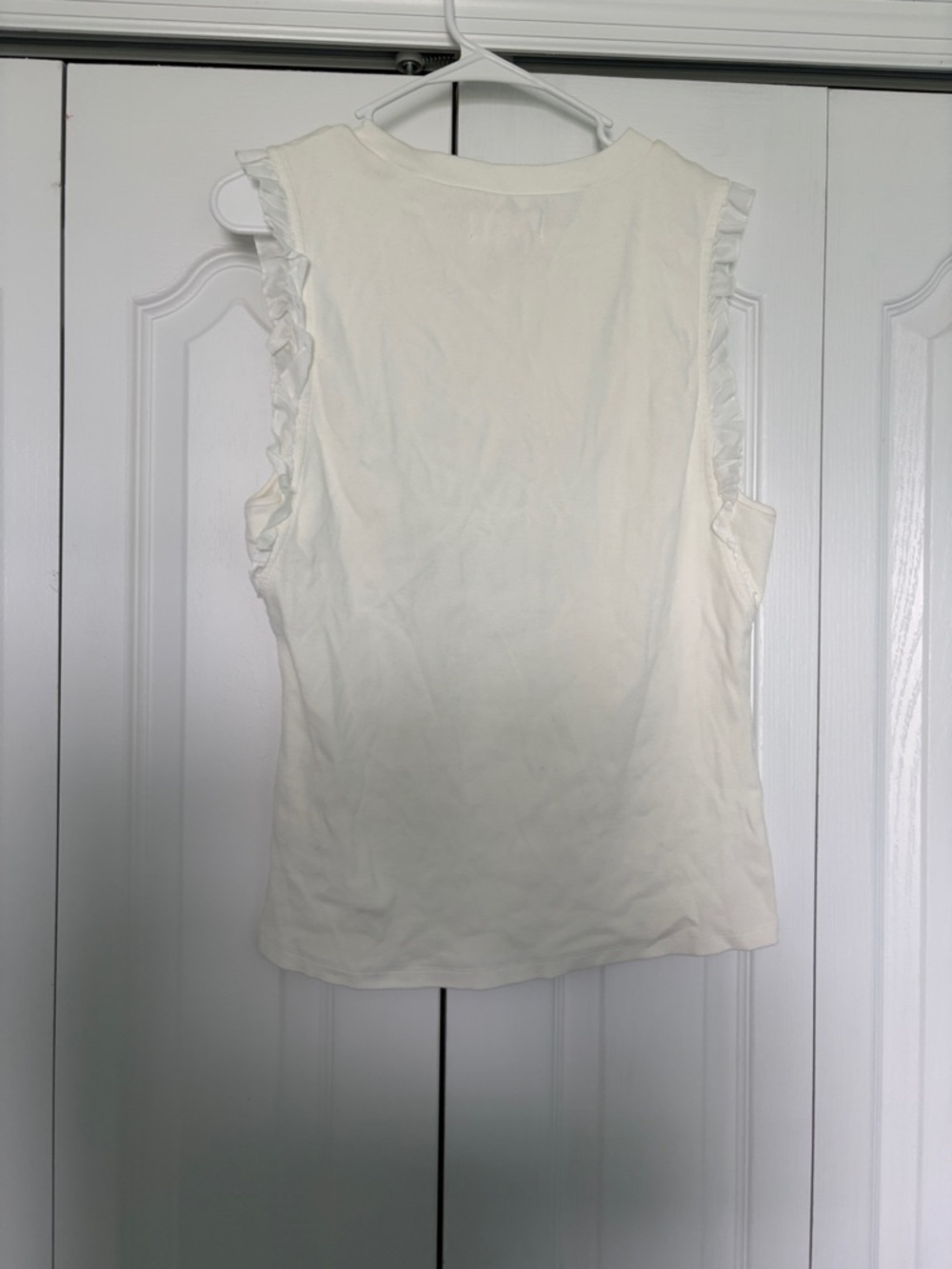 Dear John Cream Ruffle Tank - Picture 3 of 3
